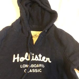 Hollister longboard pullover hoodie navy blue